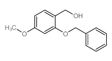 (2-(Benzyloxy)-4-methoxyphenyl)methanol structure