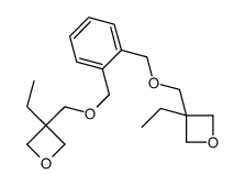 3-ethyl-3-[[2-[(3-ethyloxetan-3-yl)methoxymethyl]phenyl]methoxymethyl]oxetane Structure