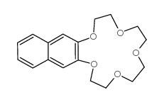 2,3-NAPHTHO-15-CROWN-5 structure