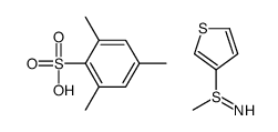 imino-methyl-thiophen-3-yl-λ4-sulfane,2,4,6-trimethylbenzenesulfonic acid Structure