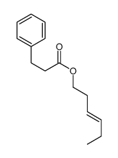 hex-3-enyl 3-phenylpropanoate Structure