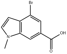 4-溴-1-甲基-1H-吲哚-6-羧酸图片