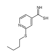 2-butylsulfanylpyridine-4-carbothioamide Structure