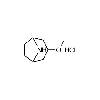 3-Methoxy-8-azabicyclo[3.2.1]octane hydrochloride Structure