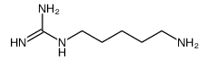 1-(5-Aminopentyl)guanidine Structure