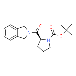 (S)-N-(N-TERT-BUTOXYCARBONYLPROLYL)DIHYDROISOINDOLE Structure
