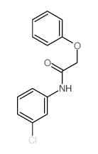 N-(3-chlorophenyl)-2-phenoxy-acetamide structure