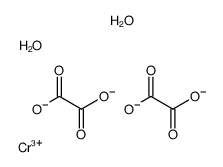 bis(oxalato)chromate(III)结构式