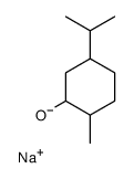 sodium,2-methyl-5-propan-2-ylcyclohexan-1-olate结构式