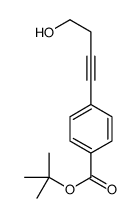 tert-butyl 4-(4-hydroxybut-1-ynyl)benzoate Structure