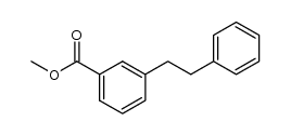 BENZOIC ACID,3-(2-PHENYLETHYL)-,METHYL ESTER structure