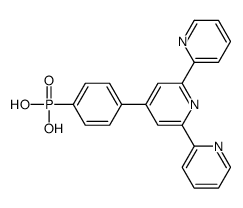[4-(2,6-dipyridin-2-ylpyridin-4-yl)phenyl]phosphonic acid Structure