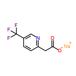 Sodium 2-(5-(trifluoromethyl)pyridin-2-yl)acetate Structure