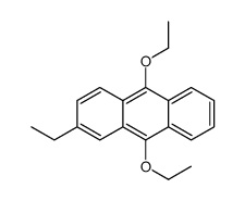 9,10-diethoxy-2-ethylanthracene结构式