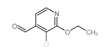 3-Chloro-2-ethoxy-4-formylpyridine结构式