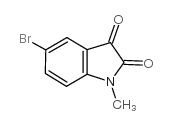 5-Bromo-1-methylisatin Structure