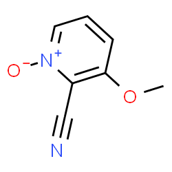 3-Methoxy-1-oxy-pyridine-2-carbonitrile Structure