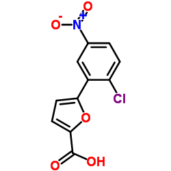 5-(2-CHLORO-5-NITRO-PHENYL)-FURAN-2-CARBOXYLIC ACID structure