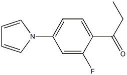 1-(2-fluoro-4-(1H-pyrrol-1-yl)phenyl)propan-1-one Structure