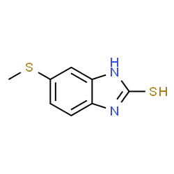 2H-Benzimidazole-2-thione,1,3-dihydro-5-(methylthio)-(9CI)结构式