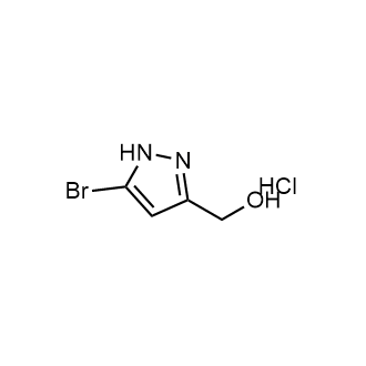 (5-Bromo-1H-pyrazol-3-yl)methanolhydrochloride Structure
