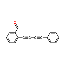 2-(phenylbuta-1,3-diyn-1-yl)benzaldehyde结构式