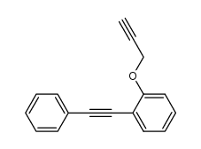 2-(phenylethynyl)-1-(prop-2-ynyloxy)benzene Structure