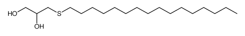 (+/-)-1-S-hexadecylthioglycerol Structure