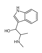 1-(1H-indol-3-yl)-2-(methylamino)propan-1-ol Structure