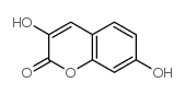 3,7-Dihydroxycoumarin结构式