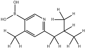 [4-Methyl-6-(iso-butyl)-d12]-pyridine-3-boronic acid图片