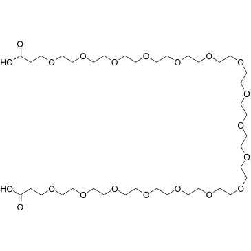 Bis-PEG17-acid Structure