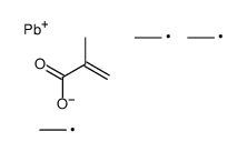 triethylplumbyl 2-methylprop-2-enoate结构式