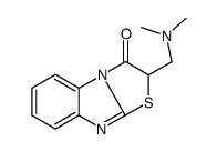 2-[(dimethylamino)methyl]-[1,3]thiazolo[3,2-a]benzimidazol-1-one结构式