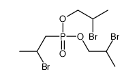 2-bromo-1-[2-bromopropoxy(2-bromopropyl)phosphoryl]oxypropane Structure