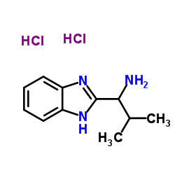 1-(1H-Benzimidazol-2-yl)-2-methyl-1-propanamine dihydrochloride Structure