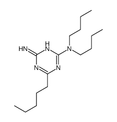 2-N,2-N-dibutyl-6-pentyl-1,3,5-triazine-2,4-diamine Structure