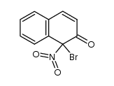 1-bromo-1-nitro-1H-naphthalen-2-one结构式