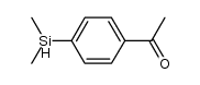 1-(4-(dimethylsilyl)phenyl)ethanone Structure