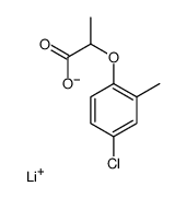 lithium 2-(4-chloro-2-methylphenoxy)propionate Structure