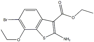 ethyl 2-amino-6-bromo-7-ethoxy-1-benzothiophene-3-carboxylate图片