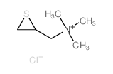 2-Thiiranemethanaminium,N,N,N-trimethyl-, chloride (1:1)结构式