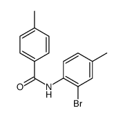 N-(2-Bromo-4-methylphenyl)-4-methylbenzamide structure