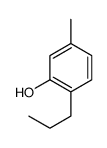 5-methyl-2-propyl-phenol结构式