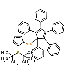1,2,3,4,5-Pentaphenyl-1'-(di-tert-butylphosphino)ferrocene picture