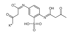 potassium,2,5-bis(3-oxobutanoylamino)benzenesulfonate结构式