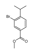 methyl 3-bromo-4-isopropylbenzoate Structure