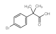 2-(4-Bromophenyl)-2-methylpropionic acid Structure
