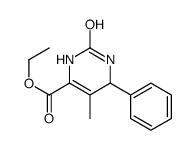 4-Pyrimidinecarboxylicacid,1,2,3,6-tetrahydro-5-methyl-2-oxo-6-phenyl-,ethylester(9CI) structure