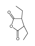 (3S,4S)-3,4-diethyloxolane-2,5-dione结构式